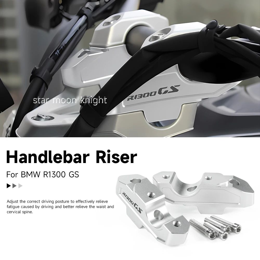 

Аксессуары для BMW R 1300 GS переходник на руль мотоцикла удлинитель адаптер 2024-Установите Алюминиевый зажим на руль