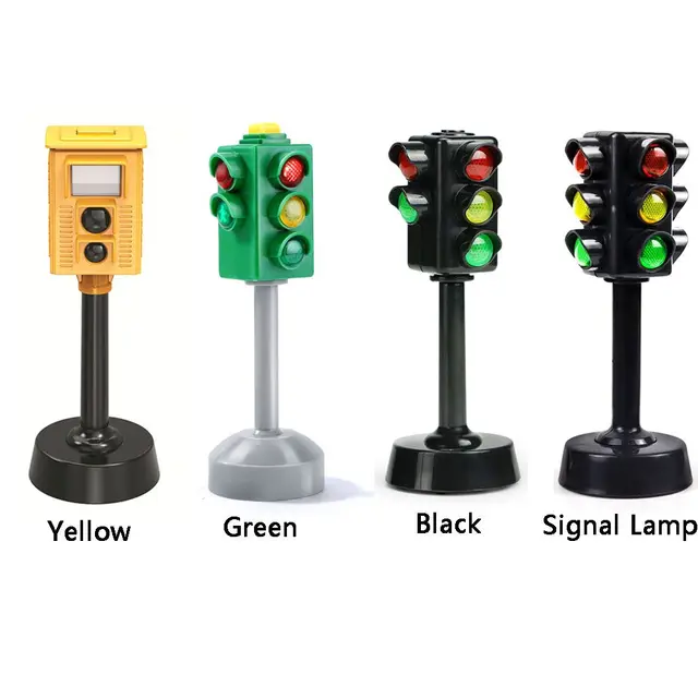 Children's Gifts Early Education Simulation Mini Children's Toys Traffic Lights Traffic Light Plastic Model Signal Lamp 6