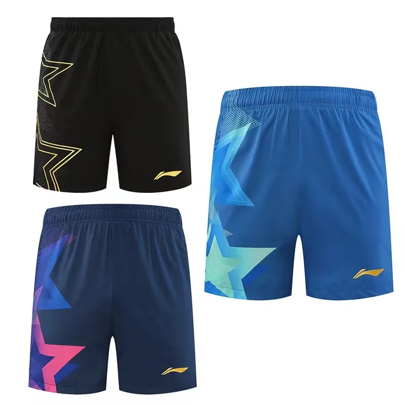 

Customized men's and women's badminton shorts quick dry breathable sweat absorption tennis three-point pants