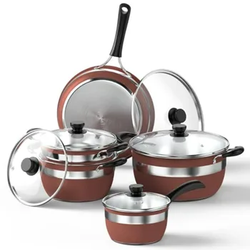 10-Piece Stainless Steel Cookware Set – Induction Ready 1