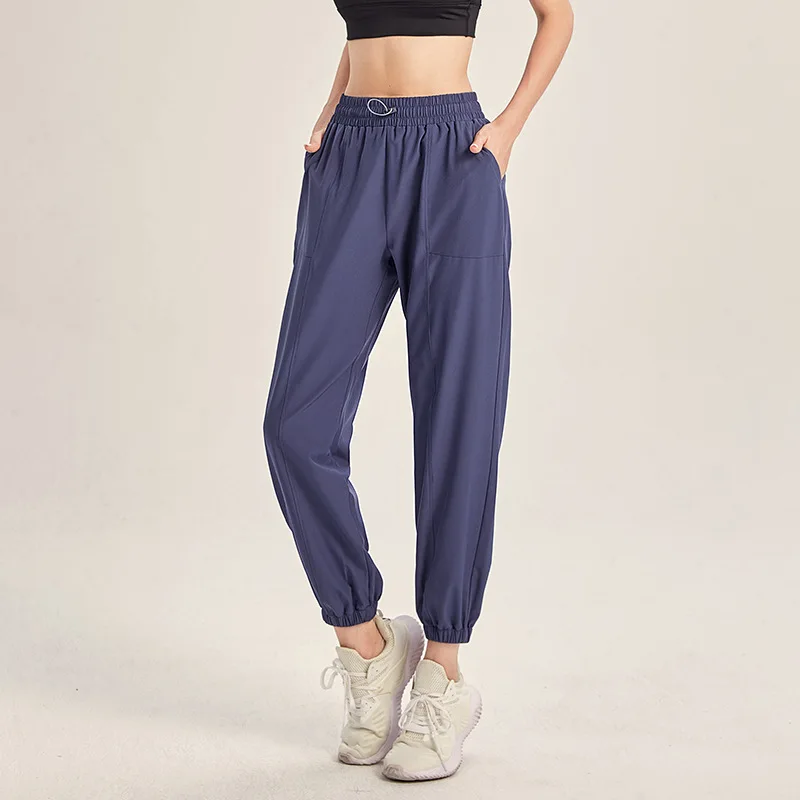 

The same autumn and winter casual loose quick-drying leggings running fitness sports women's LULU yoga cropped pants