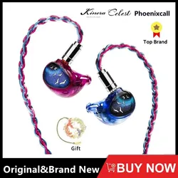 Kinera Celest Phoenixcall In-Ear Earphone 1DD+2BA+2 Flat Panel Driver Monitor 5 Hybrid Drivers IEM 0.78 2pin Plug Cable Earphone