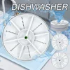 Portable Mini Ultrasonic Dishwasher USB Wireless Fruit Vegetable Dish Washer Electric Kitchen Home Dish Washing Machine Cleaner 2