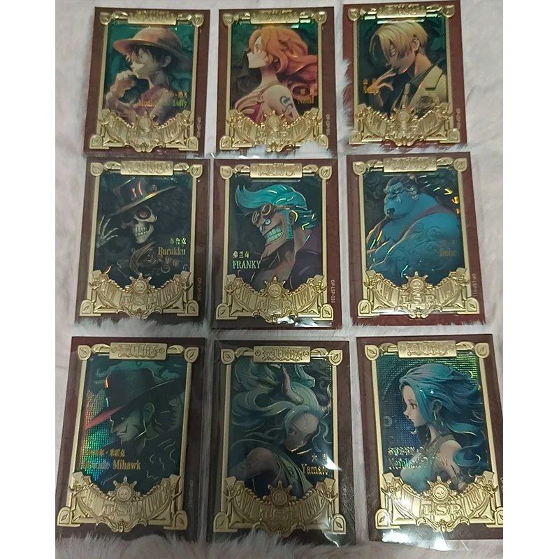 Anime ONE PIECE AG LSP series collection card Relief coin Nico Robin Portgas D Ace Christmas birthday gift Entertainment toys
