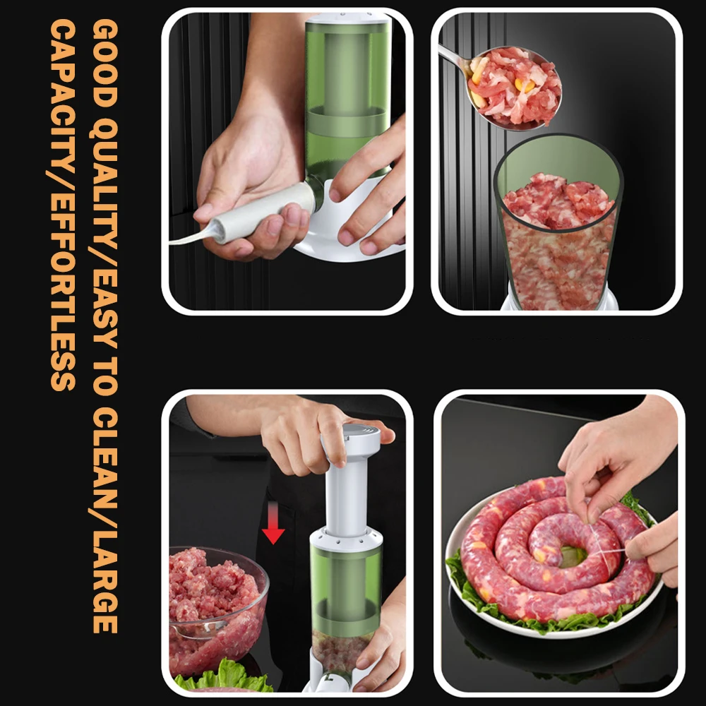 Sausage Stuffer Multipurpose Sausage Meat Stuffer Horizontal Sausage Maker Homemade Kitchen Meat Maker Tool Filler