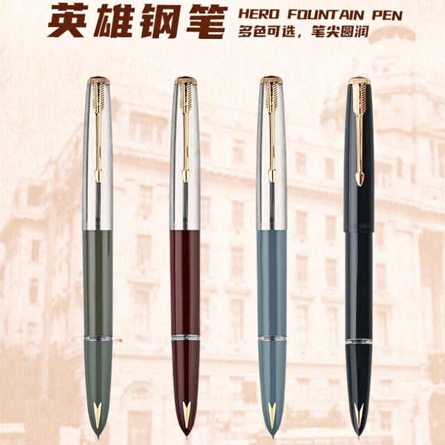 고전과 현대가 어우러진 영웅 펜 616S 빈티지 금속 펜