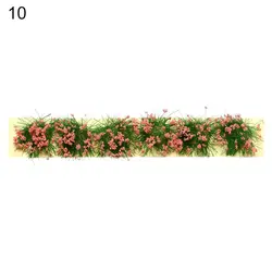 Miniature Garden Decor: Durable Static Scenery and Landscape Flower Clusters for Wargame and Model Building (10)