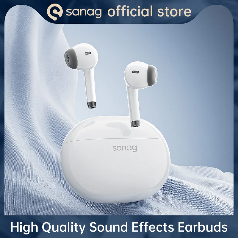 Zestaw słuchawkowy Bluetooth Sanag T81s do słuchania offline z funkcją nagrywania w wysokiej rozdzielczości Membrana dynamiczna o wysokim odbiciu 13 mm