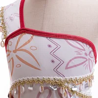 Girls New Movie Moana 2 Dress Halloween Party Adventure Costume Girl Princess Fancy Clothes Children Vaiana Pet Pig Outfit 5