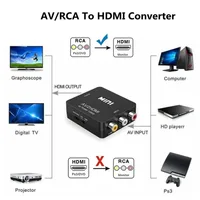 HDMI-compatible to AV RCA CVSB L/R Video Scaler Adapter 1080P Composite Converter AV to HDMI With USB Cable Video Converter Box - Image 4