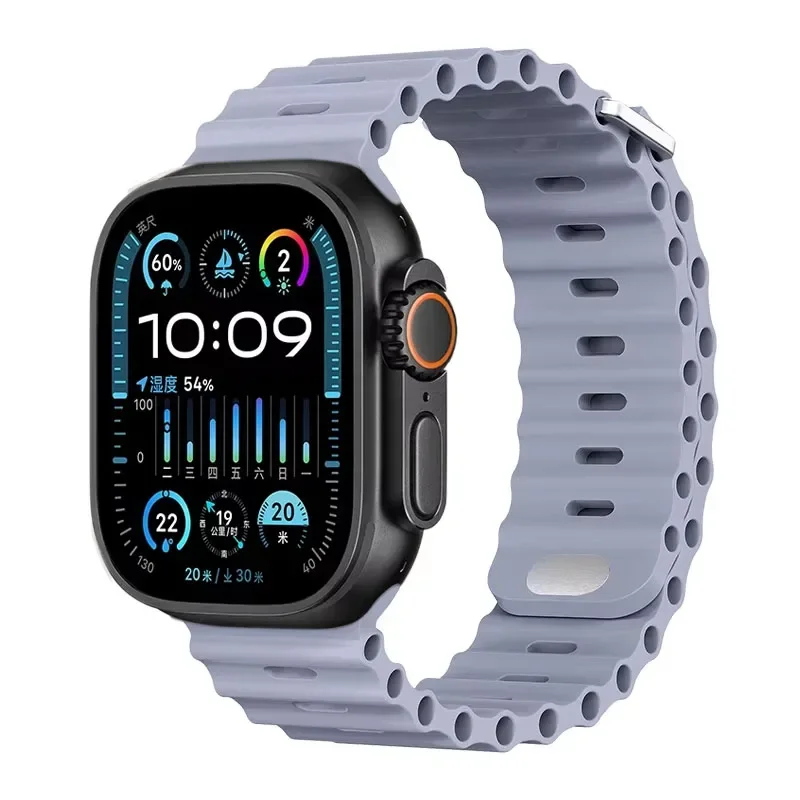 Ocean Soft Silicone Strap - Comfortable Watch Band in Multiple Sizes