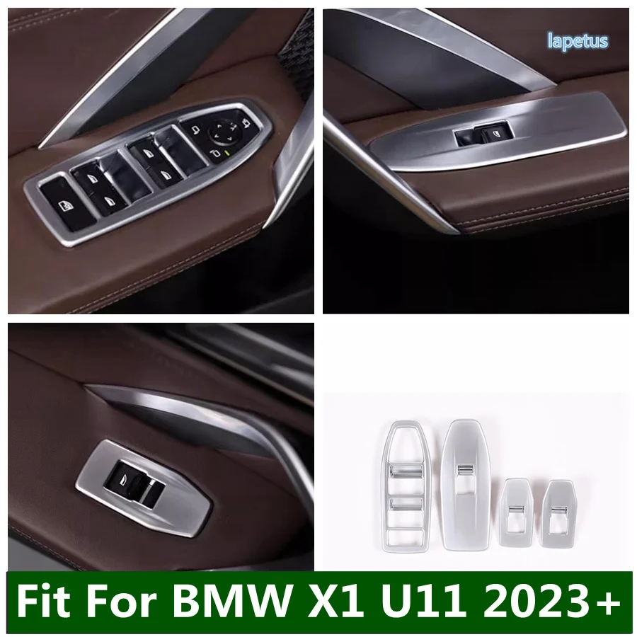 

Подходит для BMW X1 U11 2023 2024 держатель дверной ручки окна стекла кнопки управления подъемником Крышка отделки переключатель открытия закрытия аксессуары