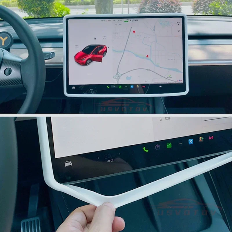 Silicone Rubber Screen Frame Protector and Console Cover for Enhanced Display Protection