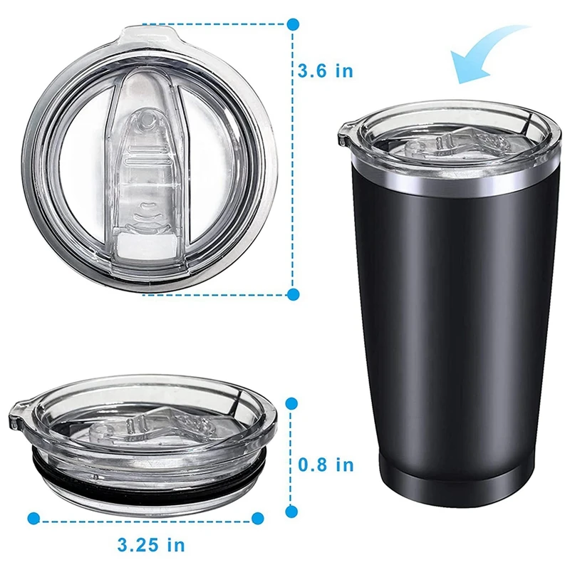 Custom Magnetic Lid Slider Replacement: Fits all Yeti Rambler Magnetic  Sliding Lids. BPA-Free. For Magslider Lids.