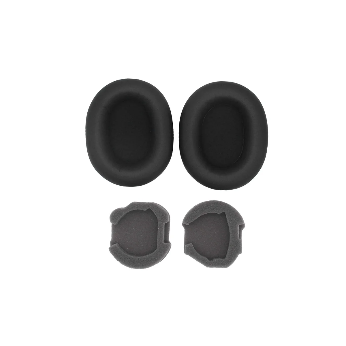 1Pair of Headphone Covers for Sony WH-1000XM5 Headphone Easily Replaced Headphone Protector Sleeves Buckle Earpads Black