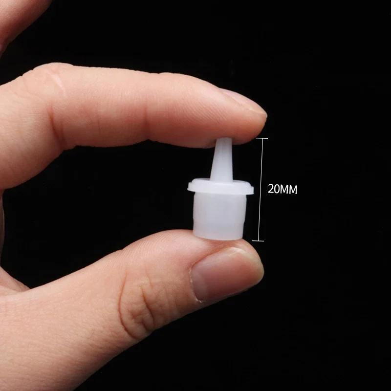 Extension Tools 20Pcs Eyelash Glue Individual Eyelashes False Lash Bottle Plug Adhesive Cup Nozzle Adhesive Holder Stopper