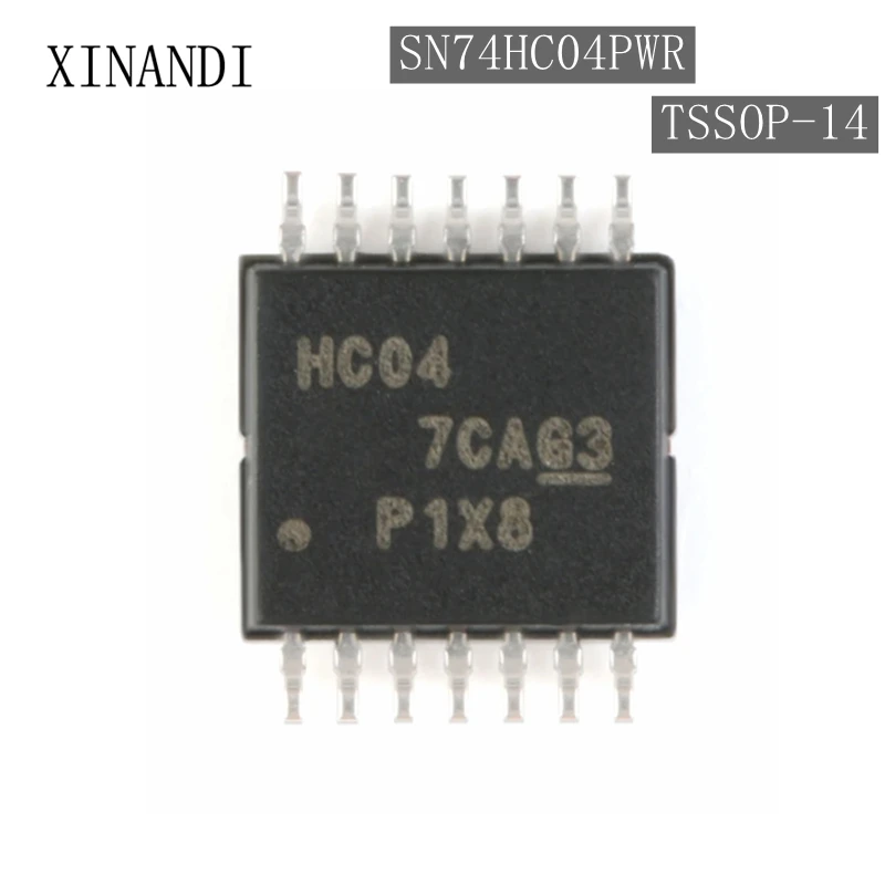 

10Pcs/lot SN74HC04 SN74HC04PWR TSSOP-14 Six-way Inverter SMD Logic Chip