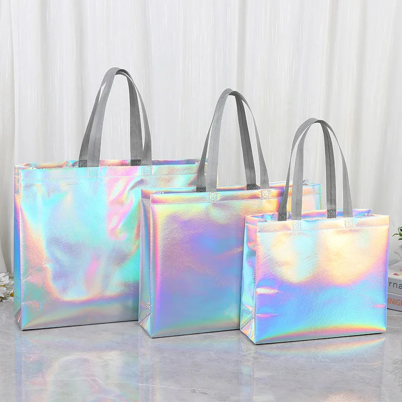 

Single Shoulder Bag, Glow Laser, Non-Woven, Exquisite Gift, Shopping, Thickened, Multi-Specification, Fashion