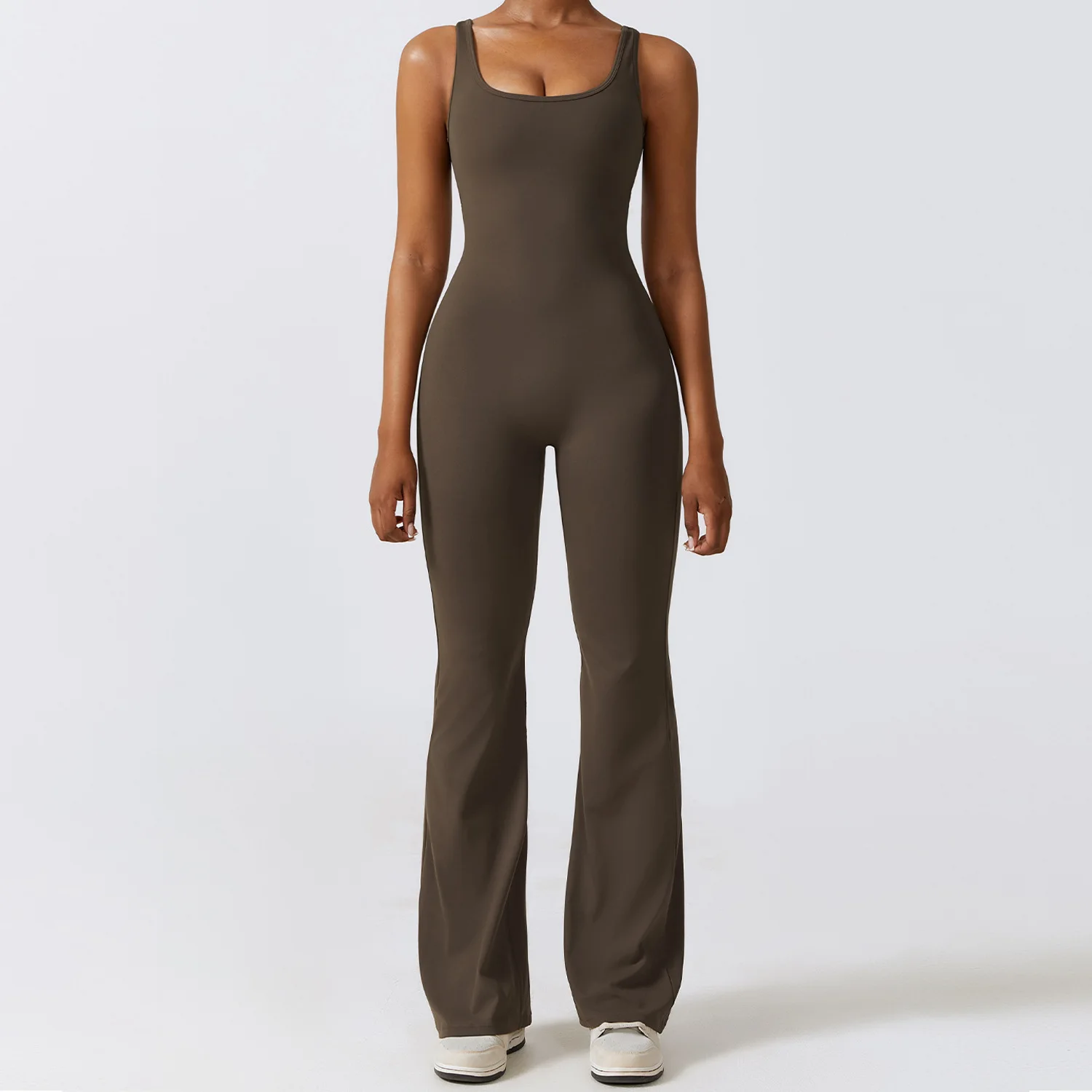 Women's Yoga & Workout Jumpsuit - Stretchable Fitness Bodysuit