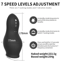 Schlucken Automatische Männlichen Masturbator Tasse Leistungsstarke Saugen Vibrierende Penis Stimulation Oral Sex Spielzeug für Männer Masturbation Waren 6