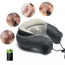 

Electric Neck Massager U Shaped Pillow Multifunctional Portable Shoulder Cervical Massager Shiatsu Massage Pillow Relaxation