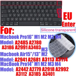 CaseBuy Premium Ultra - Thin Silicone Keyboard Cover (EU Pro14 16 Air13 15)