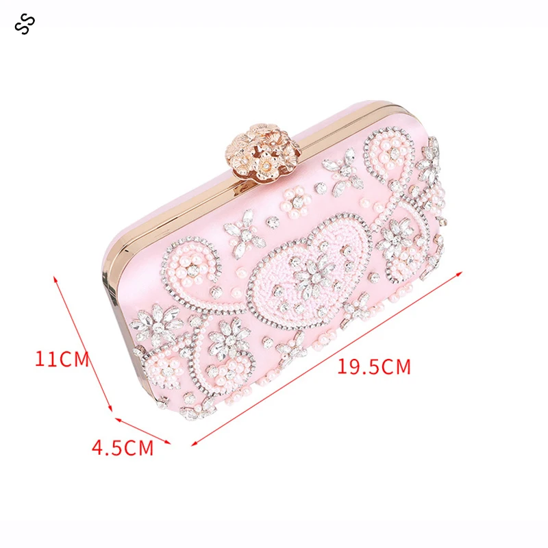 Pearl  Bag Clutch Bag Exquisite Elegant Diamond Storage Bag Evening Bags Handbags Women Fashion Bag