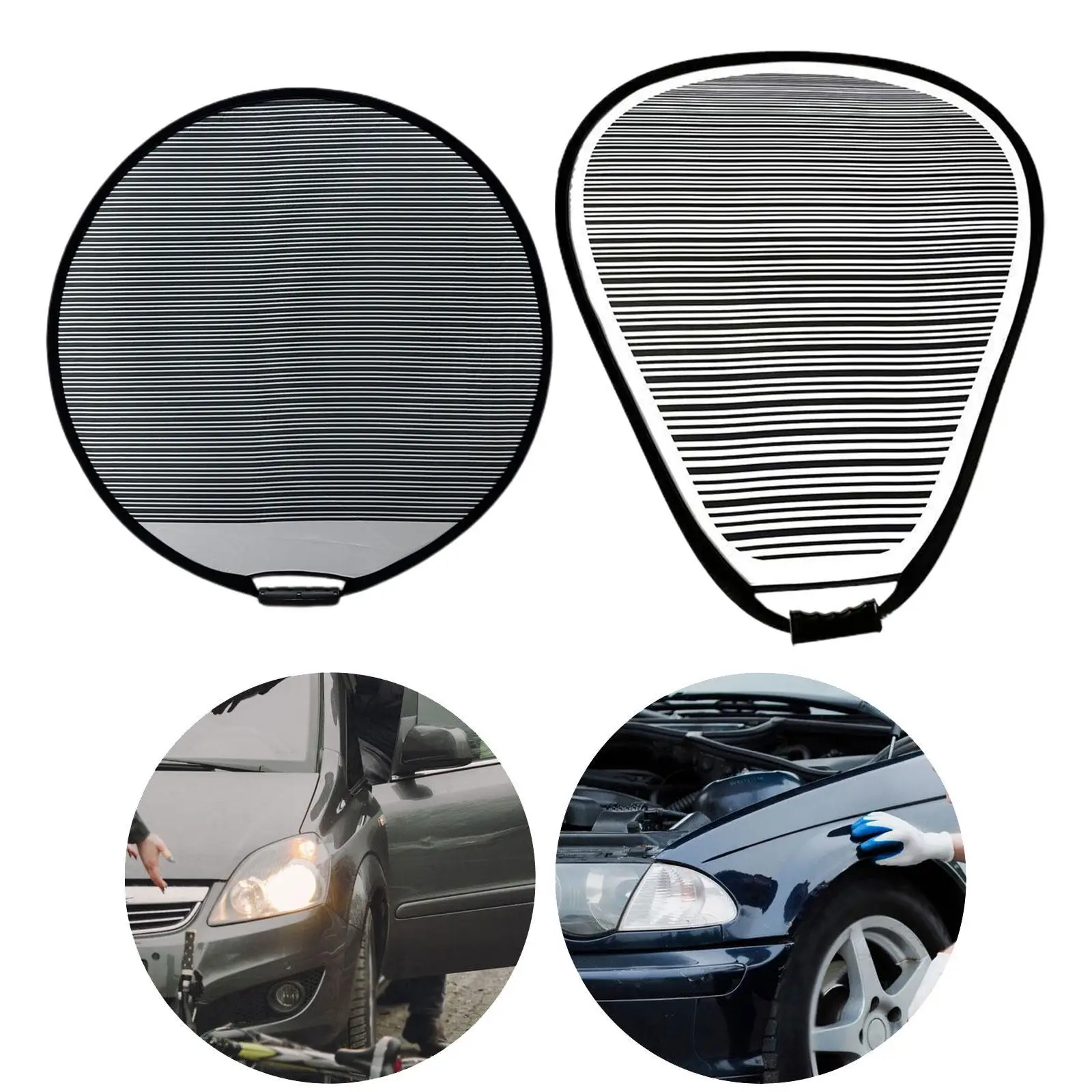 Kit Outil De Débosselage Sans Peinture, Panneau De Ligne De Réflecteur De Vérification Avec Lumière LED Et USB Pour Outil De Réparation De Carrosserie Automobile Débosselage Voiture Sans Peinture