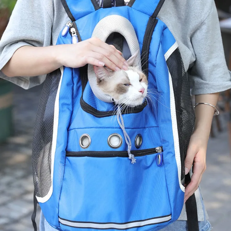 

Pet Travel Backpack Puppy Outdoor Safety Portable Space Bag Foldable Cats Dogs Carrier Bag Comfortable Breathable Pet Supplies