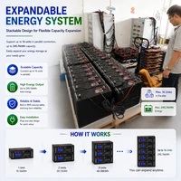 LiFePO4 48V 300Ah 15Kwh batterie 51.2V 100Ah 200Ah 120Ah 150Ah batterie au Lithium 6000 Cycles 48V stockage d'énergie solaire Akku STOCK ue 5