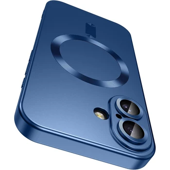 For Magsafe Magnetic Wireless Charge Phone Cases For iPhone 16 15 14 13 12 11 Pro Max Plus Case Camera Back Cover Accessories 1