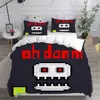 Geometry Dash Bedding Sets Comforter Quilt Bed Cover Duvet Cover Pillow Case 2-3 Pieces Sets Kids Adult Size 4