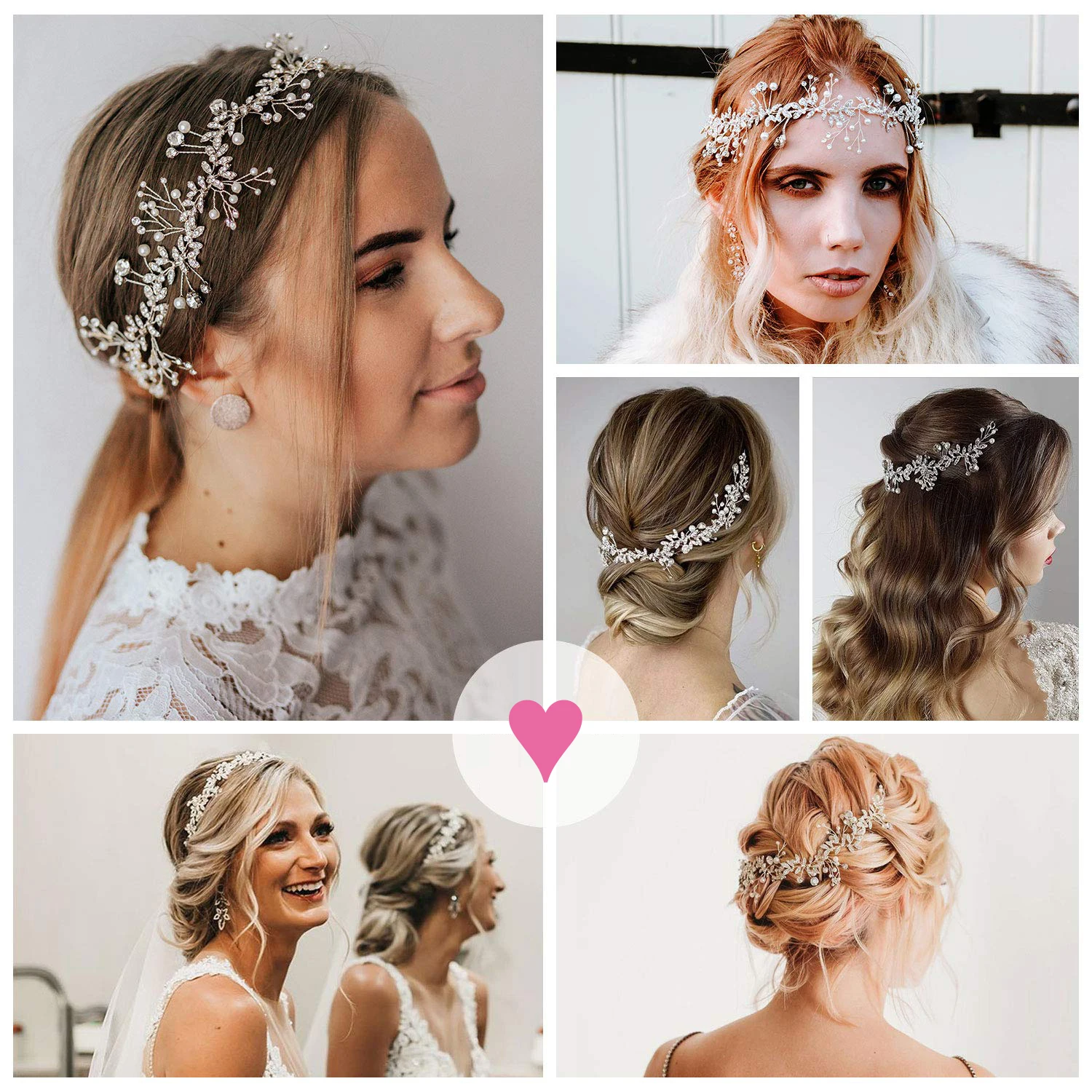 Рисунок 6 - Свадебные головные уборы с кристаллами для невесты