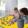1pcs Toy storage for children Quick storage bucket basket Fabric Lego building block storage bag 3
