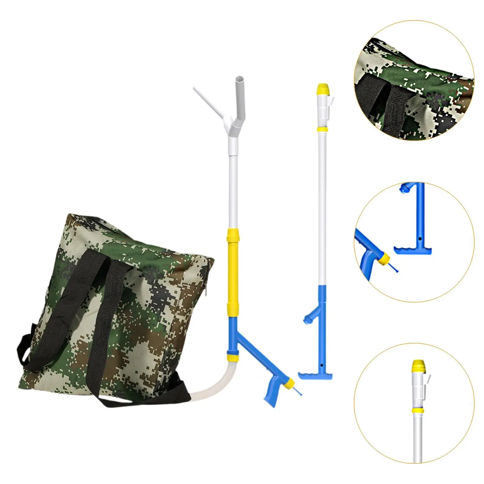 Fertilizer Spreader Multifunctional Gardening Tool 15L Manual Fertilizer Sprayer for Vegetables Corn Sugar Cane Fruit Trees Farm