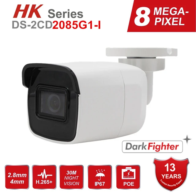 Hk-子供用弾丸監視カメラ,8mp,4k poe,CCTV,屋外ネットワーク