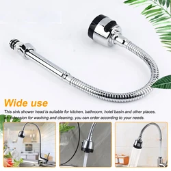 Faucet Aerator Water Diffuser  Shower Head Tap Extension Flexible Bathroom Accessories Kitchen Washing Nozzle Bubbler Connector