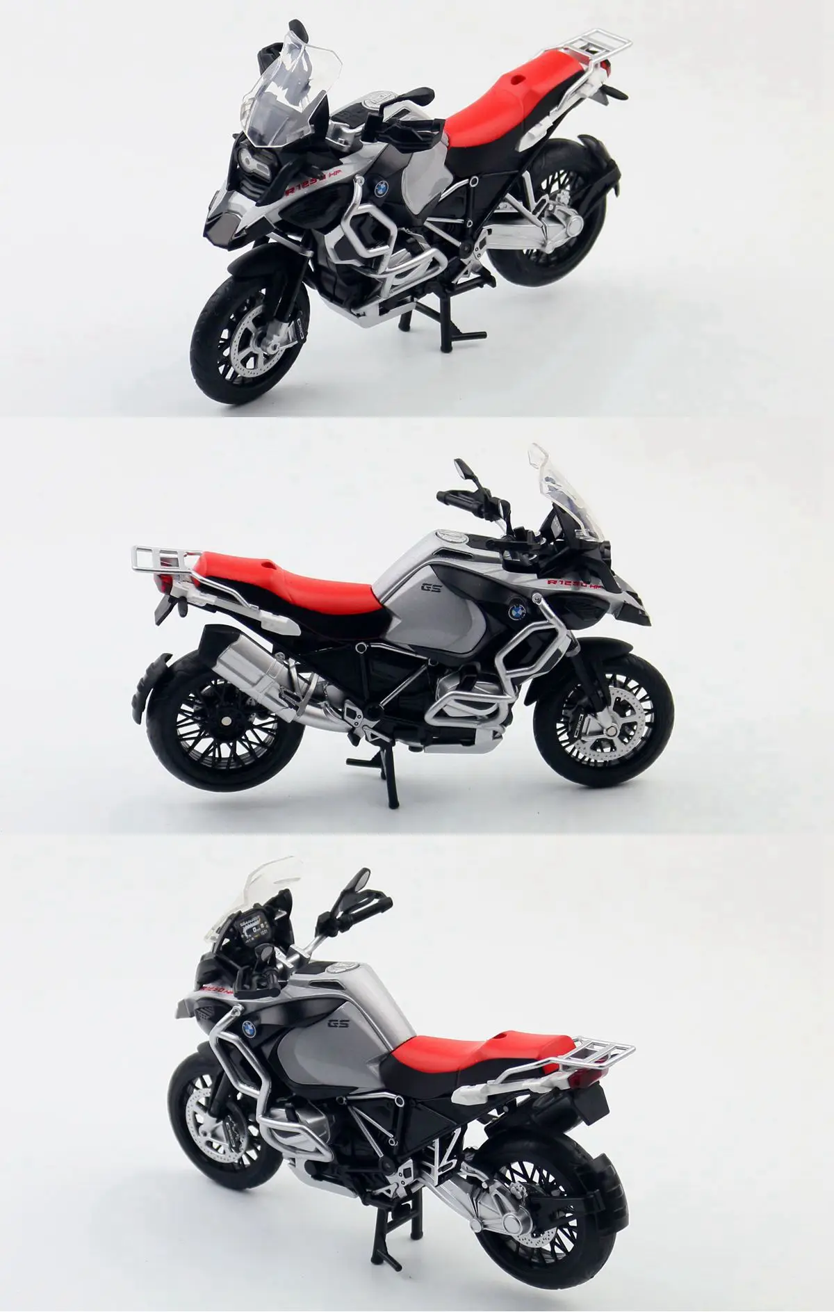 1/12 BMW R1250 GS おもちゃのオートバイダイキャストメタル
