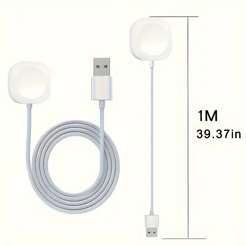 Magnetic Wireless Charger Cable for Apple Watch - 1M, USB/Type-C