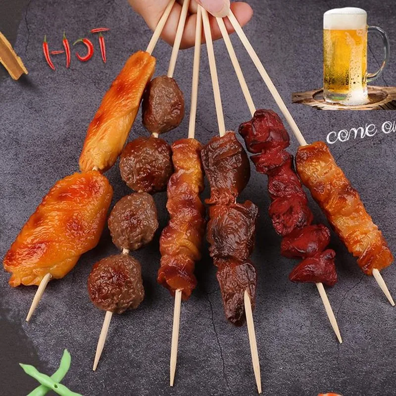 Simulated Barbecue BBQ Skewer DIY Making Food Model Room Outdoor Photography Road Toys Children's Home Crafts