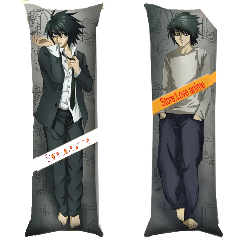 

April 2016 update hot anime Death Note charactor L.Lawliet body Pillowcase Desu Noto body pillow cover