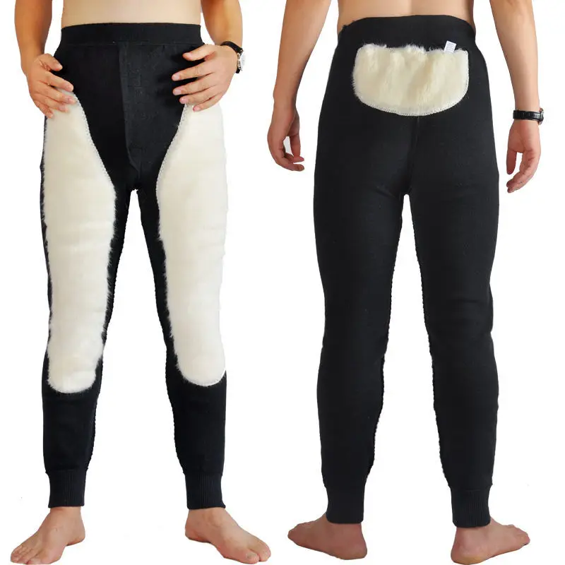 

Зимние мужские кальсоны, нижнее белье, термоудобное дышащее нижнее белье, Длинные мужские толстые теплые однотонные брюки, одежда M29