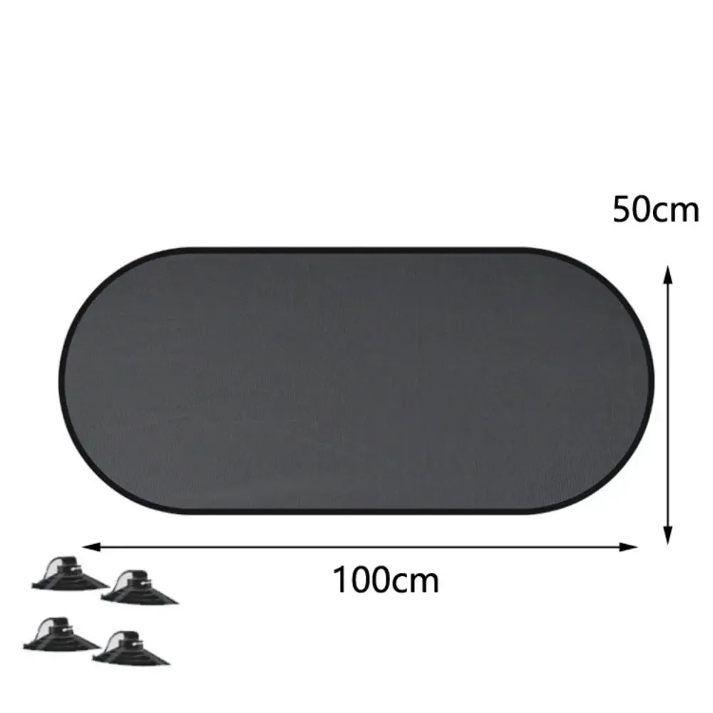 5PCS Sun Visor Auto Supplies Sunshade Car Window Suction Cup Shade Car Curtain Auto Sun Shade Styling Covers Visor