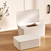 S/M Size Wet and Dry Tissue Box with Cover Portable Kitchen Bathroom Plastic Wet Wipes Napkin Press Tissue Box Holder Container 5