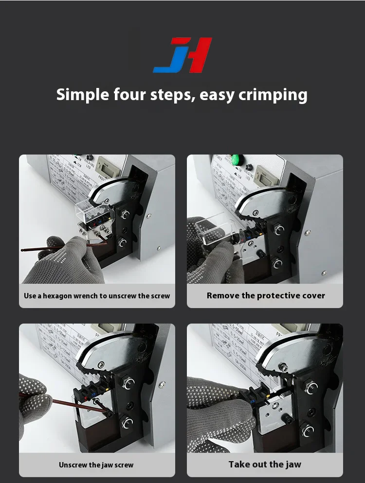 EM -50B2 Large Square Electric Crimping Machine with Free Dies for 70mm² Hydra