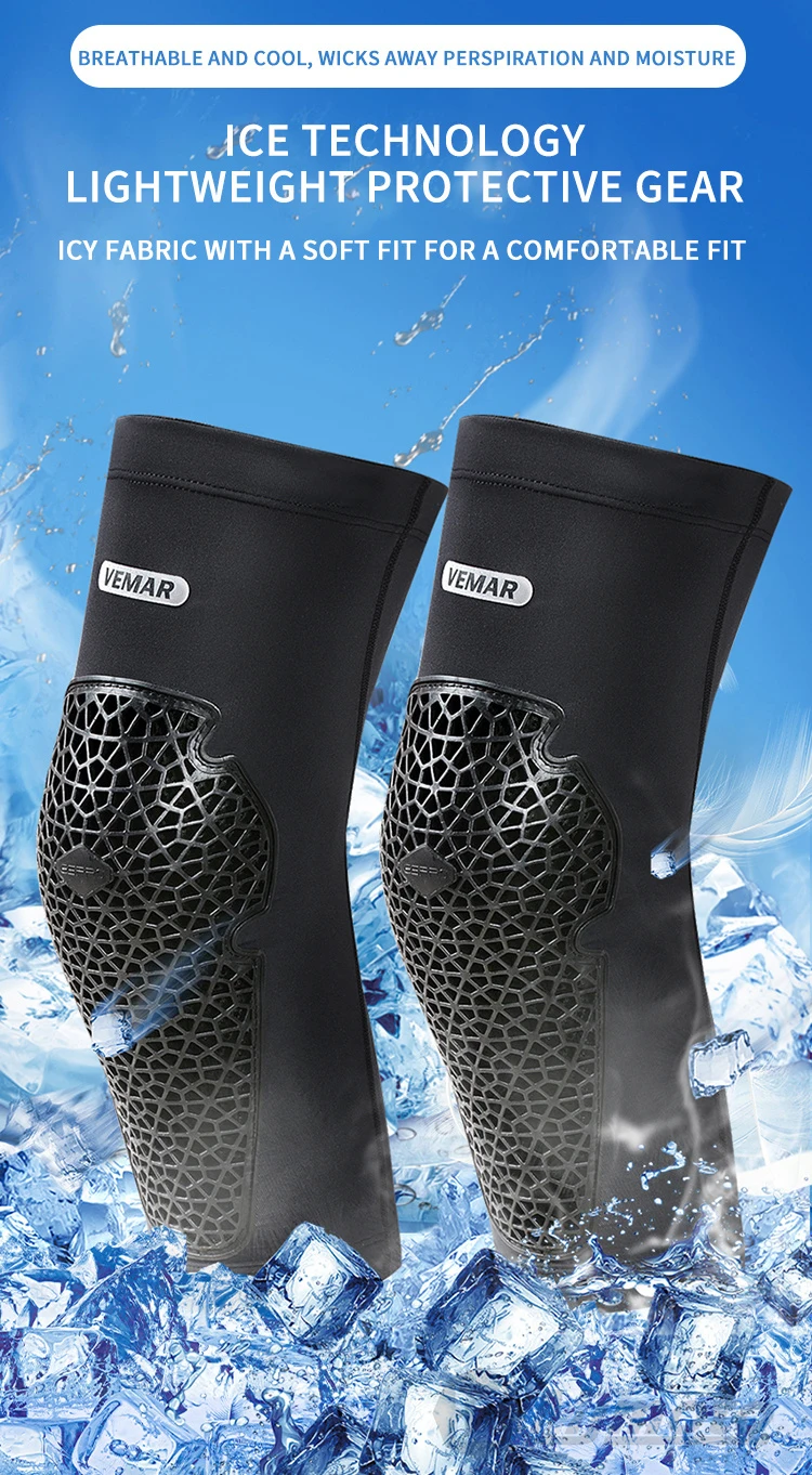 Sommer Atmungsaktive Motorrad Knieschoner Männer Schnell trocknende Motocross Ellenbogenschützer Anti-herbst BMX DH ATV MTB Motorrad Schutz Getriebe – Detail 3