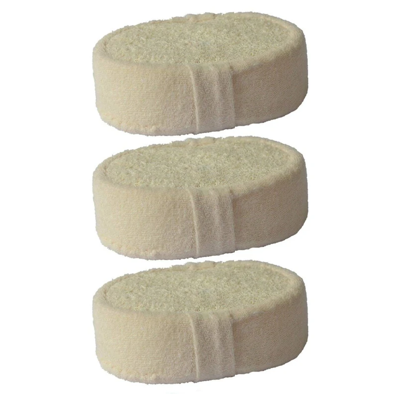 

3X Natural Luffa Sponge Bath Ball Shower Scrub For Whole Body Healthy Massage Brush