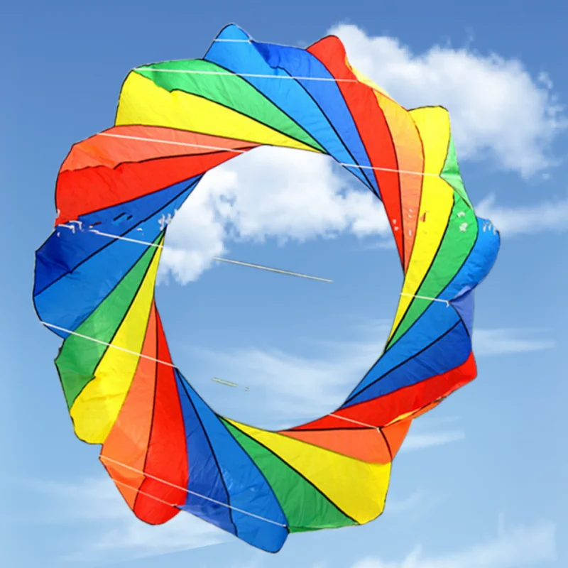 free-shipping-2m-kite-ring-flying-pendant-kite-windsocks-kite-factory-nylon-kite-tails-real-parachute-kite-inflatable-toys-wind