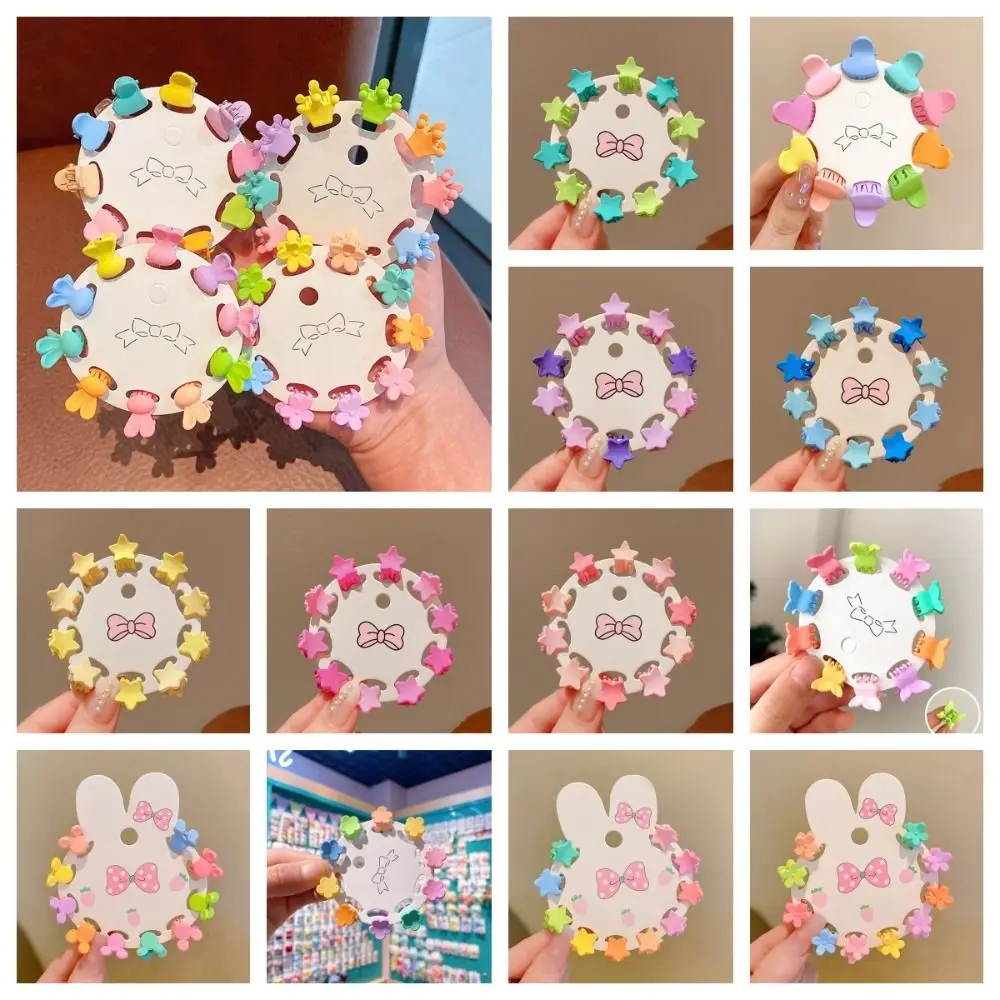 

Hair Clip Flower Mini Hair Claw Hair Accessories Mini Hair Claw Star Hair Crab Clip Colorful Hair Ornaments Heart Mini Hair Claw