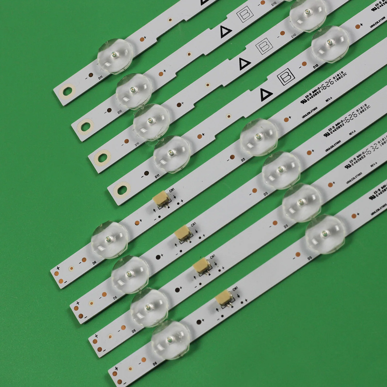 8 PCS LED backlight strip for Philips 55PFL5402/F7 55PFL5601/F7 FW55D25F FW55C46F 55MV346X/F7 UDULEDLXT006 UDULEDLXT005 U5DRAX